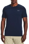 Under Armour Men's Seamless Short Sleeve T-shirt In Navy