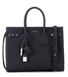 Saint Laurent Small Soft Sac De Jour Leather Satchel In Blue Marine