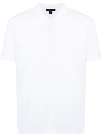 James Perse Luxe Lotus Jersey V-neck T-shirt In White
