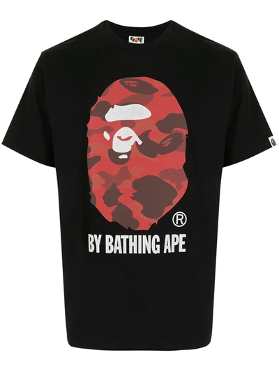 A Bathing Ape 1st Camo Big Ape Head T-shirt In Black