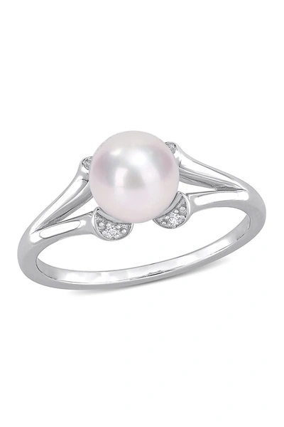Delmar Sterling Silver Created White Sapphire & 7