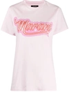 Isabel Marant Logo-print Cotton T-shirt In Light Pink