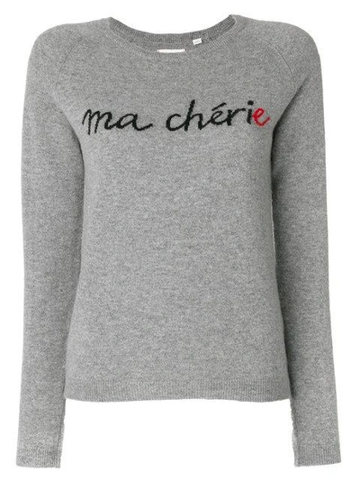 Chinti & Parker Embroidered Cashmere Sweater