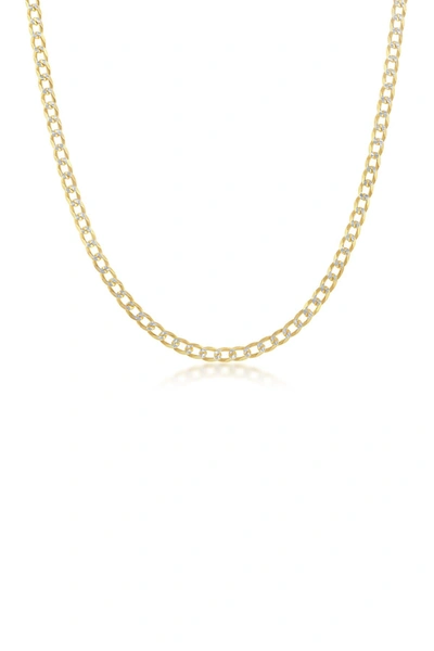Simona Jewelry Cuban Chain Necklace In Gold