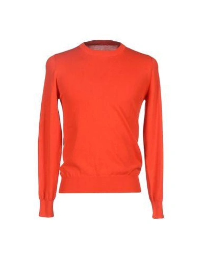 Maison Margiela Sweaters In Red