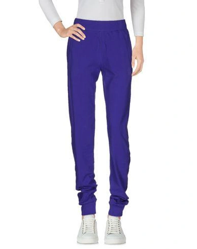 Ea7 Casual Pants In Purple