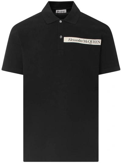 Alexander Mcqueen T-shirts And Polos Black