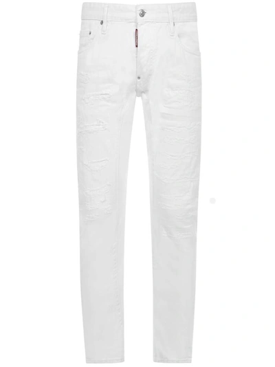 Dsquared2 Cool Guy Jeans With Charm In White