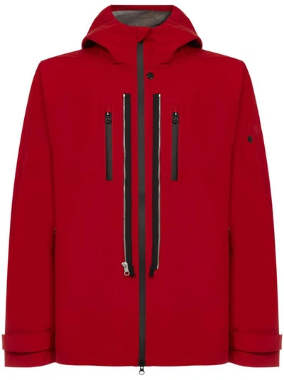 Stone Island Men's 741940501v0010 Red Polyester Outerwear Jacket