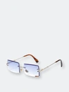 Fifth & Ninth Miami Sunglasses In Blue