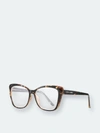 Fifth & Ninth Madison Blue Light Blocking Glasses In Brown