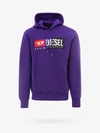 Diesel S-girk-hood-cuty Sweatshirt In Purple
