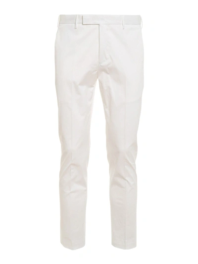 Pt Torino Dieci Chino Pants In White