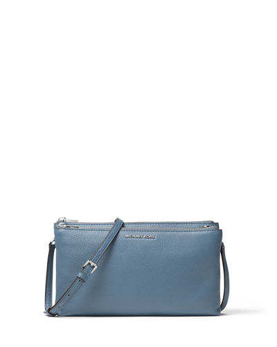 michael michael kors adele double zip crossbody