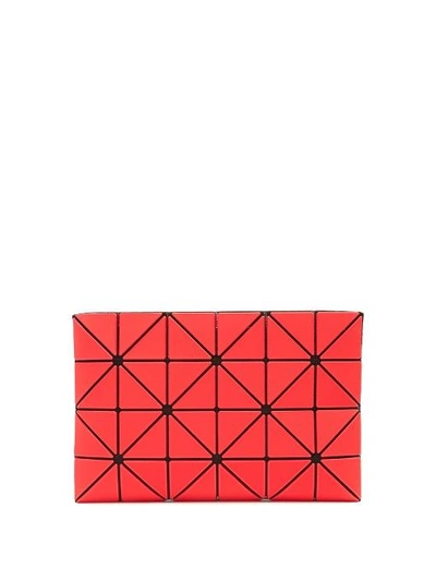 Bao Bao Issey Miyake Lucent Frost Pouch In Colour: Fire-red