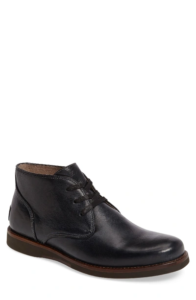 John Varvatos Brooklyn Leather Chukka Boots In Black