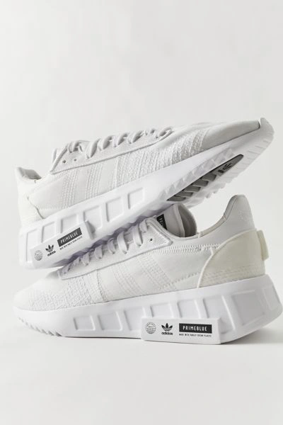 Adidas Originals Geodiver Sneakers In Triple White | ModeSens