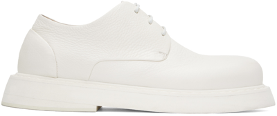 Marsèll Lace-up Leather Derby Shoes In Weiss