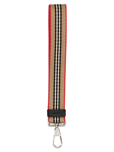 Burberry Icon Stripe Keychain In Multi