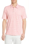 Cutter & Buck Advantage Space Dye Jersey Polo In Alarm