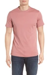 Robert Barakett Georgia Crewneck T-shirt In Evening Pink