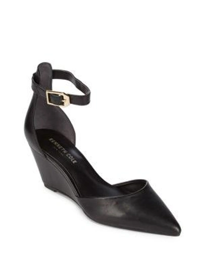 Kenneth Cole Emery Point Toe Pumps In Black