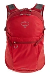 Osprey Daylite Plus Backpack In Cosmic Red