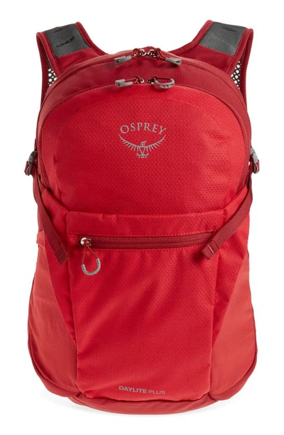 Osprey Daylite Plus Backpack In Cosmic Red