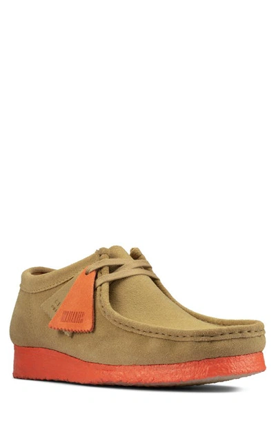 Clarksr Clarks 'wallabee' Moc Toe Derby In Light Tan Orange