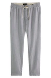Scotch & Soda Men's Fave Linen-blend Drawstring Beach Pants In Grey