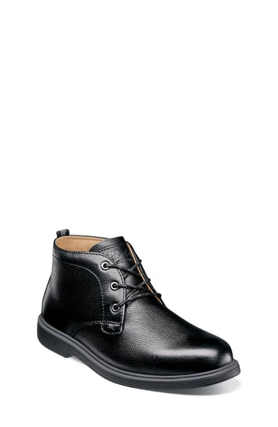 Florsheim Boys' Supacush Chukka Jr - Toddler, Little Kid, Big Kid In Black Milled