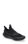 Nike Kids' Flex Runner Slip-on Running Shoe In Black/ Anthracite