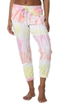 Electric & Rose Abbot Kinney Pima Cotton Blend Joggers In Poppy Pink/peach/marigold