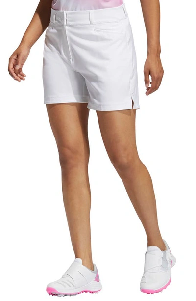 Adidas Golf 5-inch Primegreen Shorts In White
