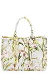 Vince Camuto Orla Printed Tote Bag In Botanical Palm