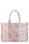 Vince Camuto Orla Printed Tote Bag In Pastel Multi