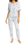 Honeydew Intimates Honeydew Sun Lover Lounge Set In Grey Tie-dye