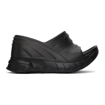 Givenchy Black Marshmallow Heeled Sandals