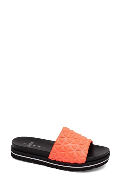 Linea Paolo Leah Slide Sandal In Orange