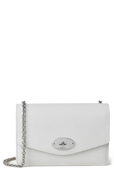 Mulberry Small Darley Leather Crossbody Bag In White