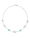 Ippolita Women's Rock Candy Luce Sterling Silver & Mixed-stone Chain Necklace In Blue Pattern