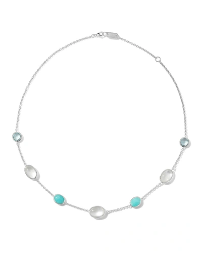 Ippolita Women's Rock Candy Luce Sterling Silver & Mixed-stone Chain Necklace In Blue Pattern