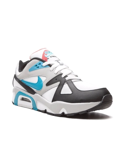 Nike Air Structure Triax "white/neo Teal" Sneakers In Summit White,black,infrared,neo Teal