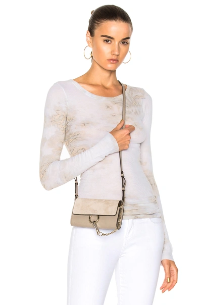 Enza Costa Rib Long Sleeve Bold Crew In Neutrals, Ombre & Tie Dye ...