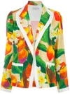 Isolda Printed Blazer In Multicolour