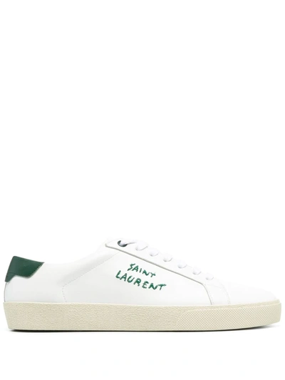 Saint Laurent 20mm Court Classic Sl/06 Sneakers In White