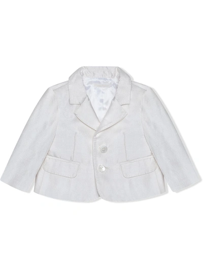 Dolce & Gabbana Babies' Single-breasted Blazer In White