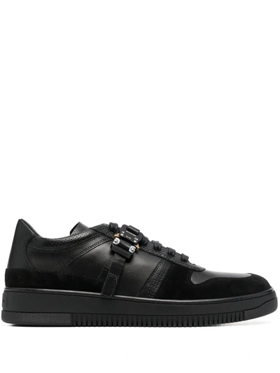 Alyx Buckle-fastening Low-top Sneakers In Black