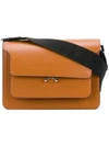 Marni Trunk Medium Shoulder Bag In Brown