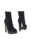 Le Silla Ankle Boot In Dark Blue